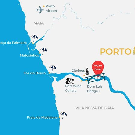 Santa Catarina Charming Loft Apartment Porto Luaran gambar